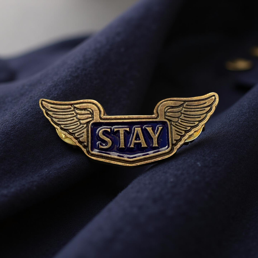 “Stay” Pin